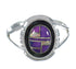 Magenta Turquoise Opal Sterling Silver Ring Size 6-1/4 RX61302